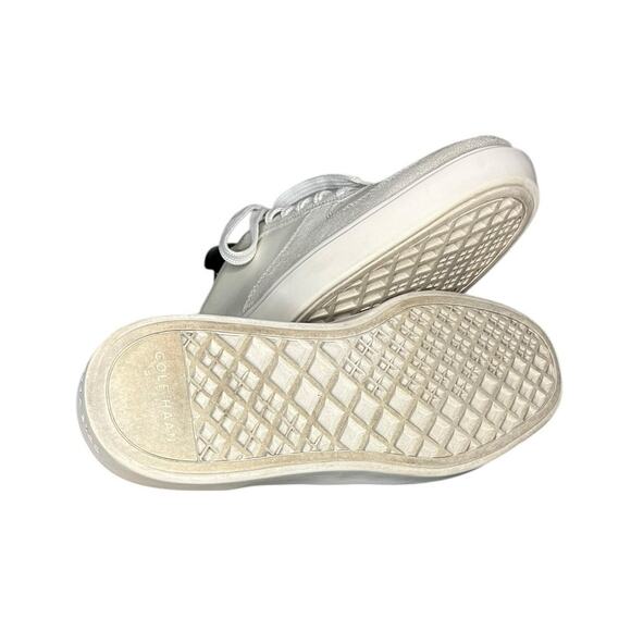 Cole Haan GrandPro Topspin Leather Casual Sneaker C38992 Size 9.5 Cream - Picture 4 of 5